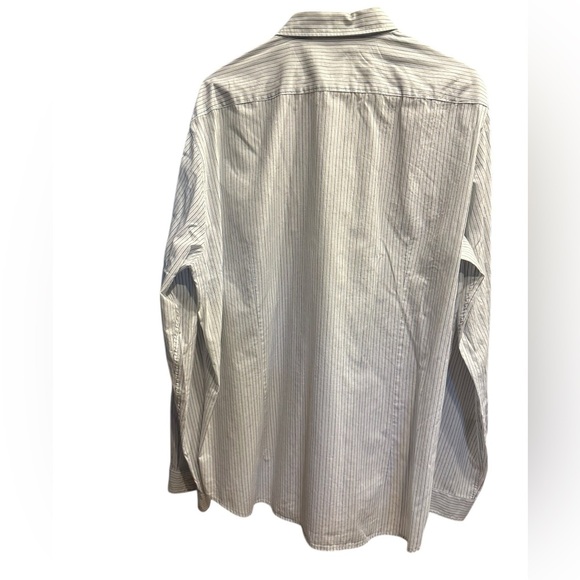 Boss Hugo Boss Men's White Striped Shirt size XL - Picture 2 of 7
